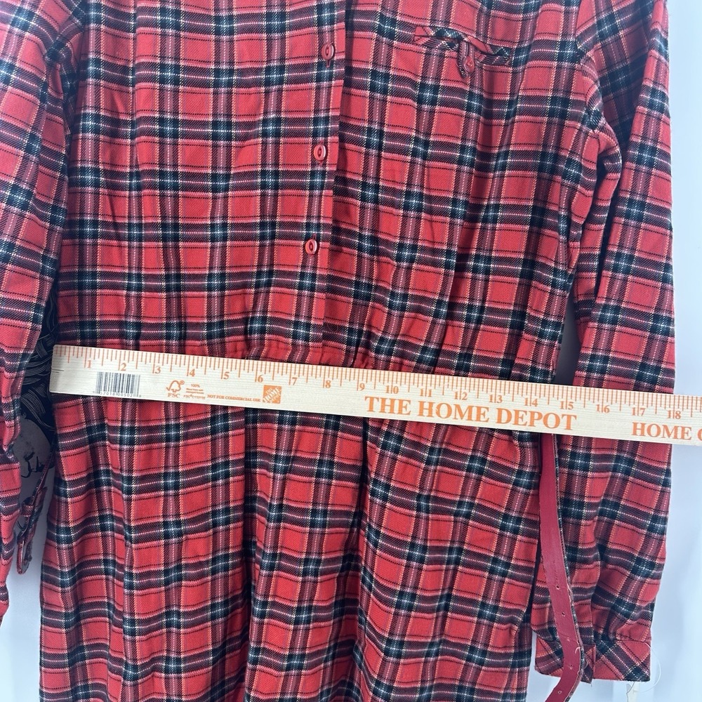 VTG 80s Don Sophisticates Dress Red Plaid School Girl Sz 10 BB39 Holiday NWT - Picture 13 of 13
